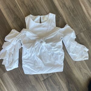 White Detailed Summer Top
